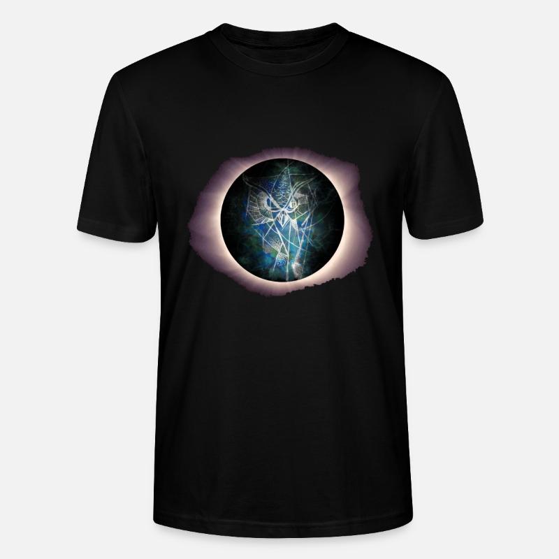 Eule - Vertrau deiner Intuition - Stanley/Stella Unisex Bio-T-Shirt CRAFTER - Schwarz
