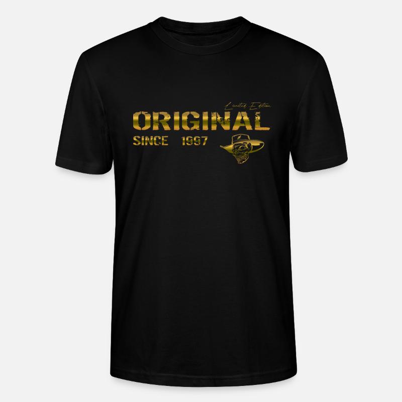 Original since 1997 - Stanley/Stella Unisex Bio-T-Shirt CRAFTER - Schwarz