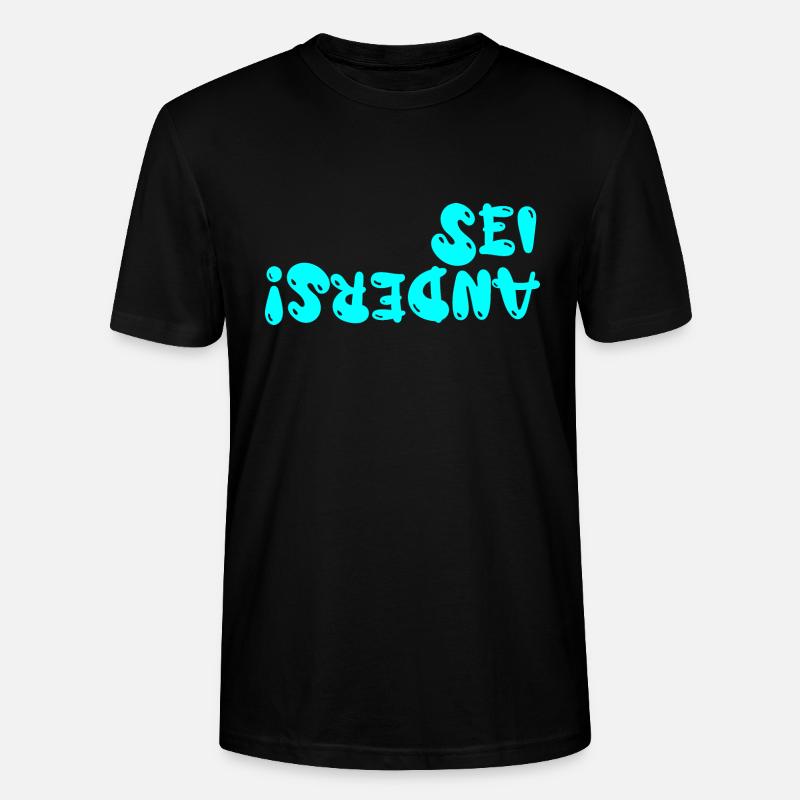 sei anders - Stanley/Stella Unisex Bio-T-Shirt CRAFTER - Schwarz