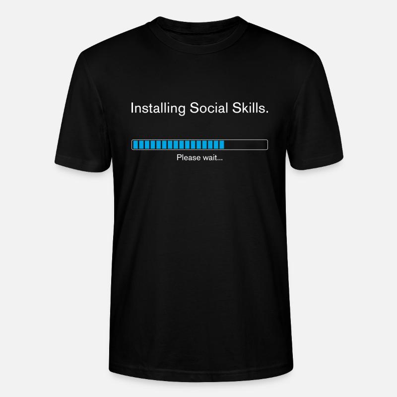Installing Social Skills Please wait - Stanley/Stella Unisex Bio-T-Shirt CRAFTER - Schwarz