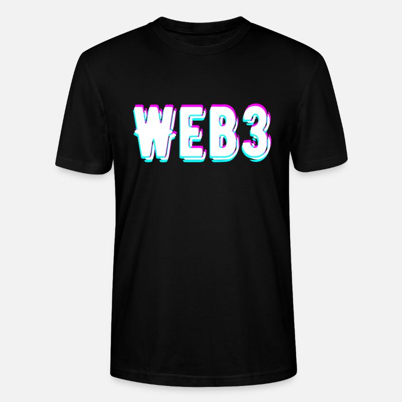 Web3 - Stanley/Stella Unisex Bio-T-Shirt CRAFTER - Schwarz