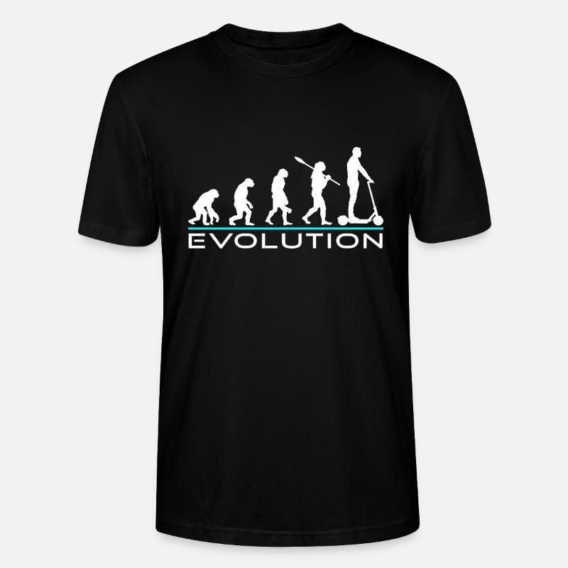escooter evolution escooter - Stanley/Stella CRAFTER Unisex Organic T-Shirt - black