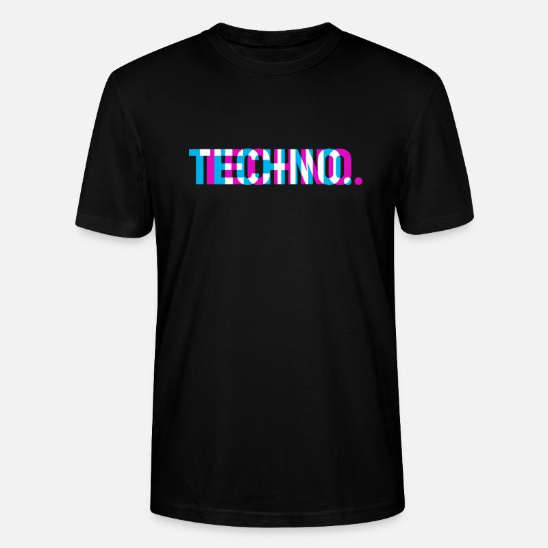 Techno - Stanley/Stella Unisex Bio-T-Shirt CRAFTER - Schwarz