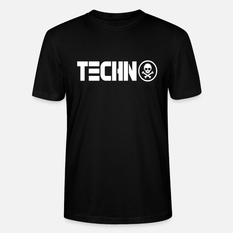 techno 333 - T-shirt bio CRAFTER Stanley Stella Unisexe - noir