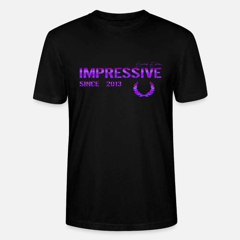 Impressive since 2013 - Stanley/Stella Unisex Bio-T-Shirt CRAFTER - Schwarz