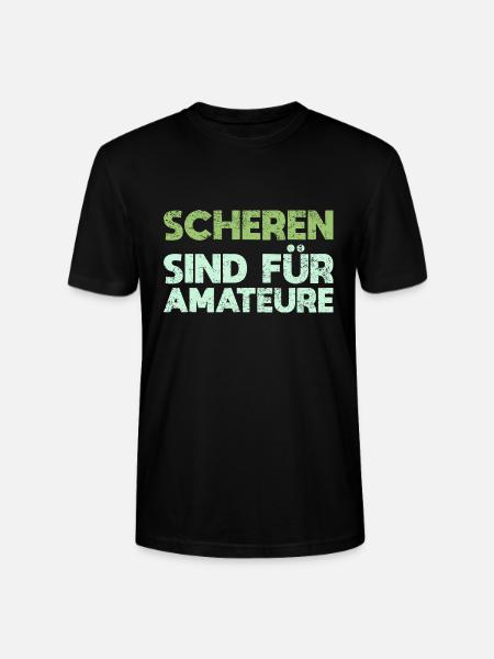 Scheren Sind Für Amateure - Stanley/Stella Unisex Bio-T-Shirt CRAFTER - Schwarz