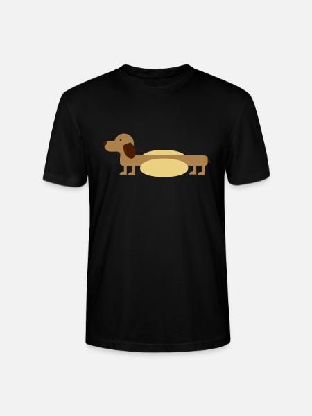 Hot-Dog - Stanley/Stella Unisex Bio-T-Shirt CRAFTER - Schwarz