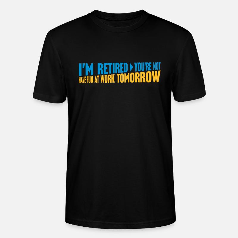 have fun at work - Stanley/Stella Unisex Bio-T-Shirt CRAFTER - Schwarz