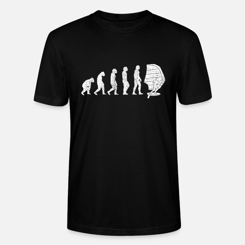 Windsurfer Windsurfer Surf Kitesurfer Cadeau - T-shirt bio CRAFTER Stanley Stella Unisexe - noir