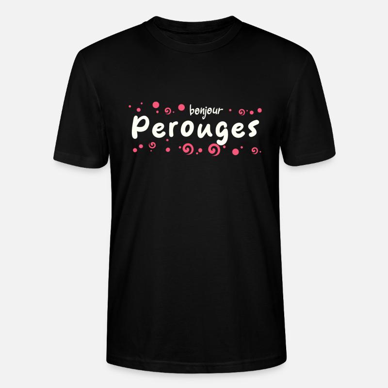 Pérouges - Stanley/Stella CRAFTER Unisex Organic T-Shirt - black