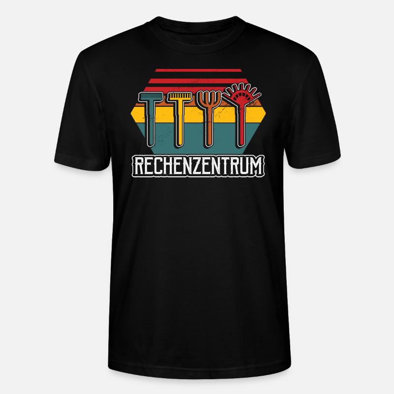 Garten Rechenzentrum - Stanley/Stella Unisex Bio-T-Shirt CRAFTER - Schwarz