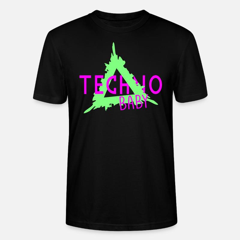 Techno-Baby - Stanley/Stella Unisex Bio-T-Shirt CRAFTER - Schwarz