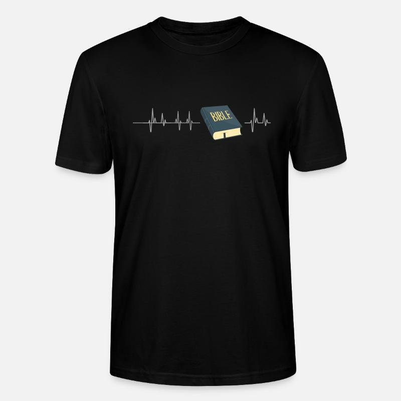 Bibel bible Gott Frequenz - Stanley/Stella Unisex Bio-T-Shirt CRAFTER - Schwarz