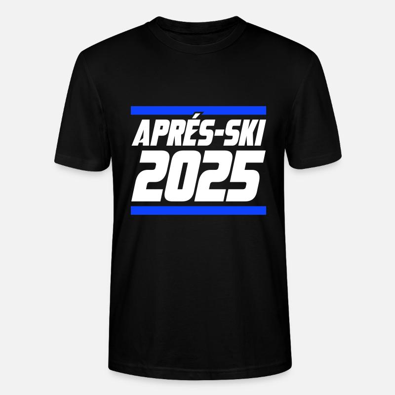 Apres Ski 2025 - Stanley/Stella Unisex Bio-T-Shirt CRAFTER - Schwarz