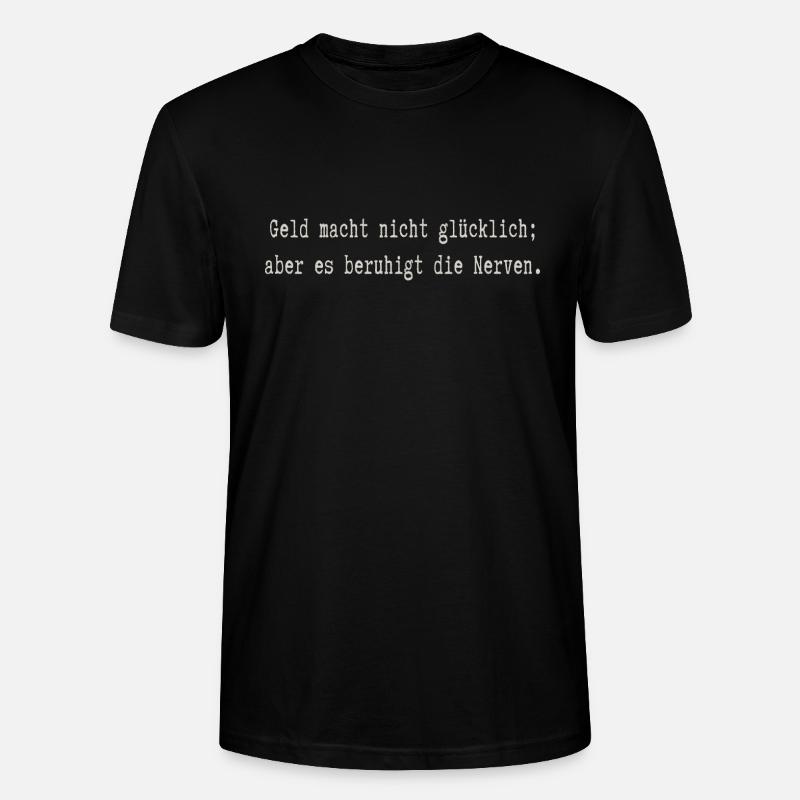 Geld - Stanley/Stella Unisex Bio-T-Shirt CRAFTER - Schwarz