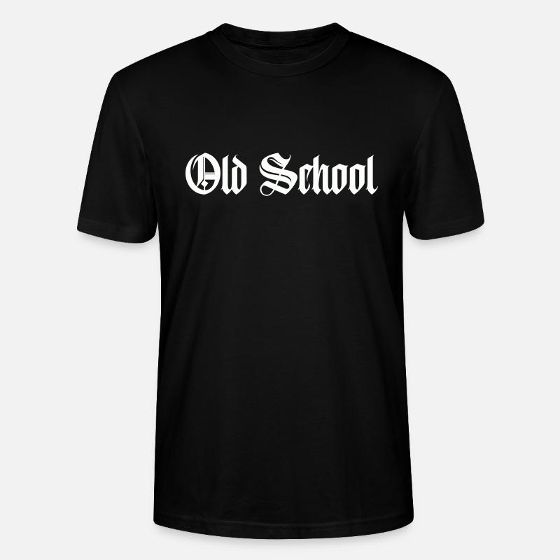 old school - Stanley/Stella Unisex Bio-T-Shirt CRAFTER - Schwarz