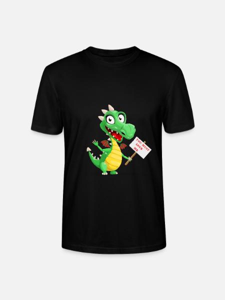 Good mood Dragon - Stanley/Stella CRAFTER Unisex Organic T-Shirt - black