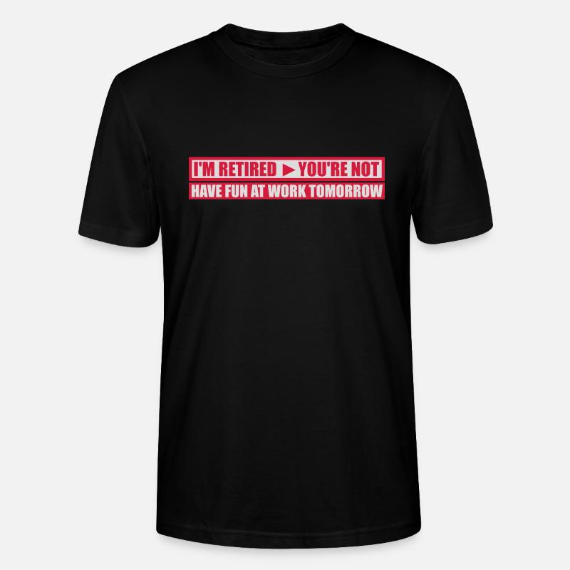 Amusez-vous au travail - T-shirt bio CRAFTER Stanley Stella Unisexe - noir
