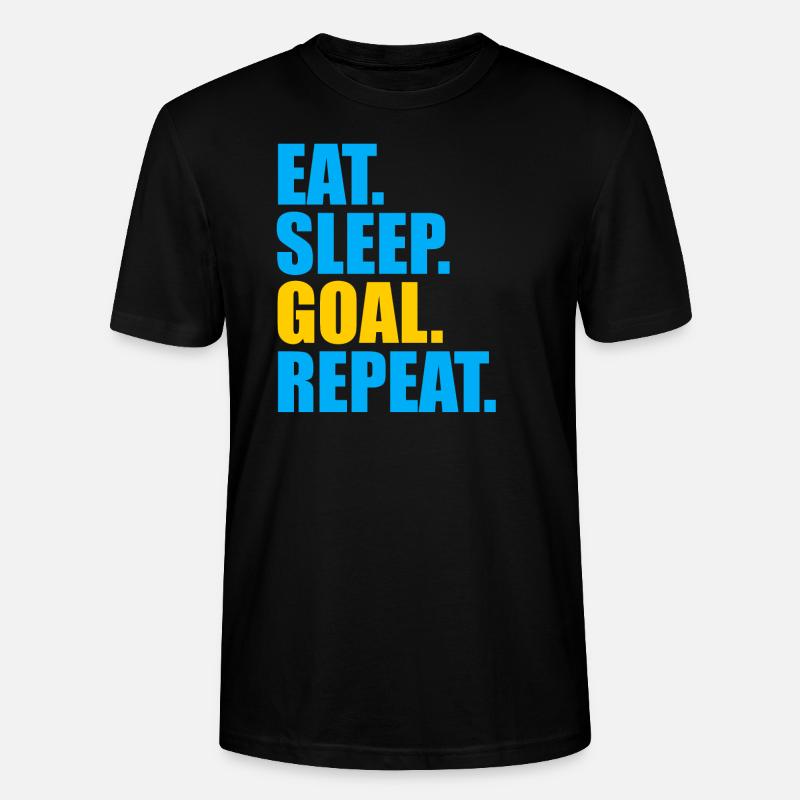 Fußball - Stanley/Stella Unisex Bio-T-Shirt CRAFTER - Schwarz