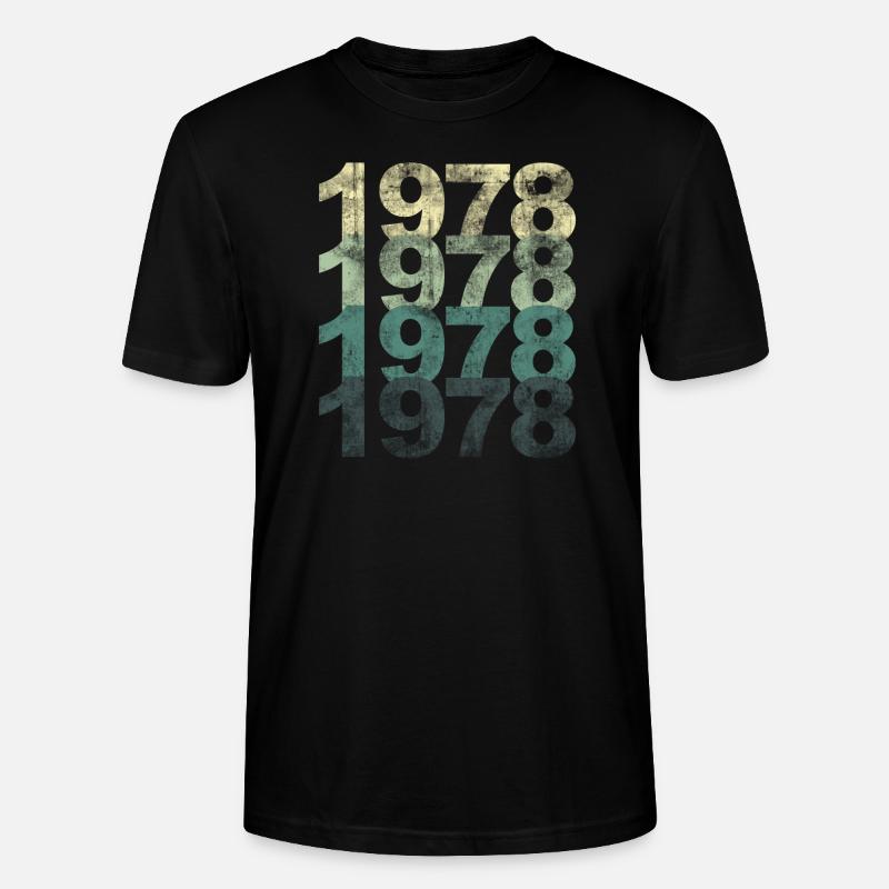1978 - T-shirt bio CRAFTER Stanley Stella Unisexe - noir