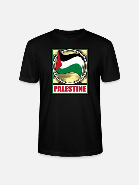 Palestina - Stanley/Stella Unisex Bio-T-Shirt CRAFTER - Schwarz