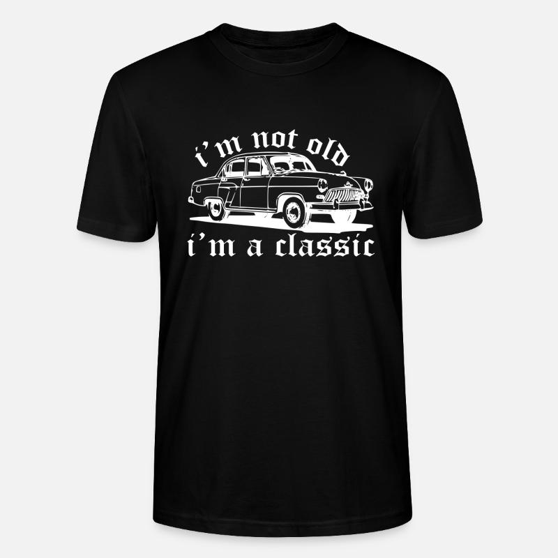 Auto Klassisch - Stanley/Stella Unisex Bio-T-Shirt CRAFTER - Schwarz