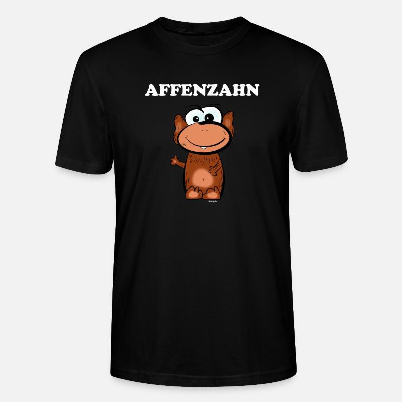 Affe Affenzahn - Stanley/Stella Unisex Bio-T-Shirt CRAFTER - Schwarz