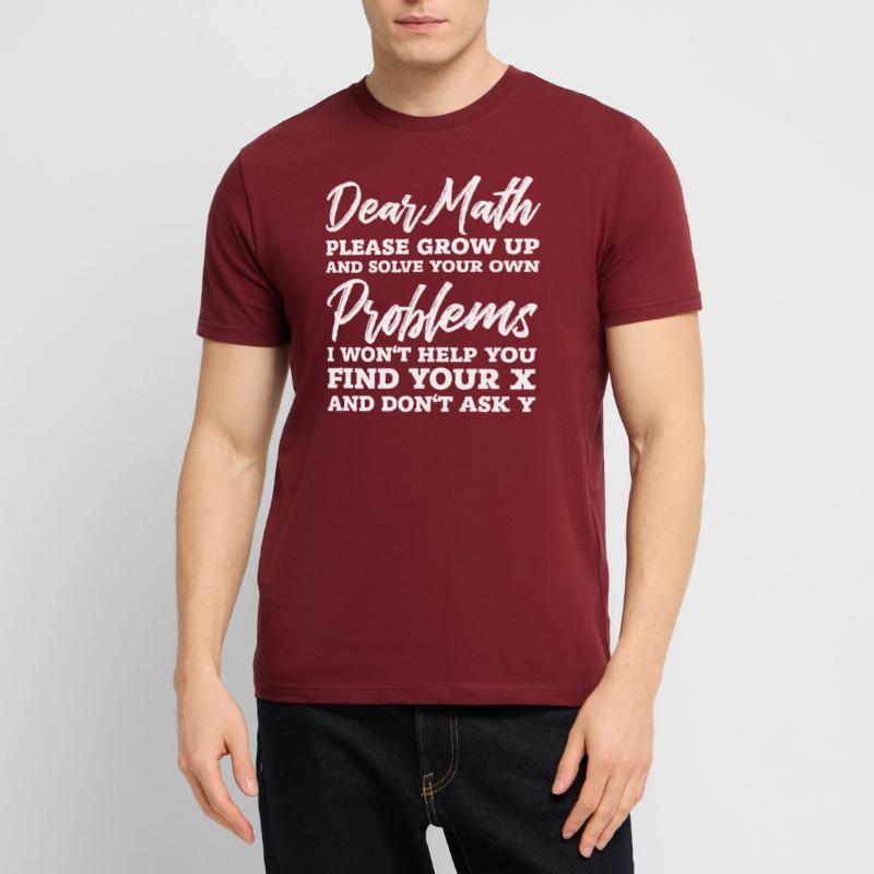 Math problems math saying gift Stanley/Stella CRAFTER Unisex Organic T-Shirt
