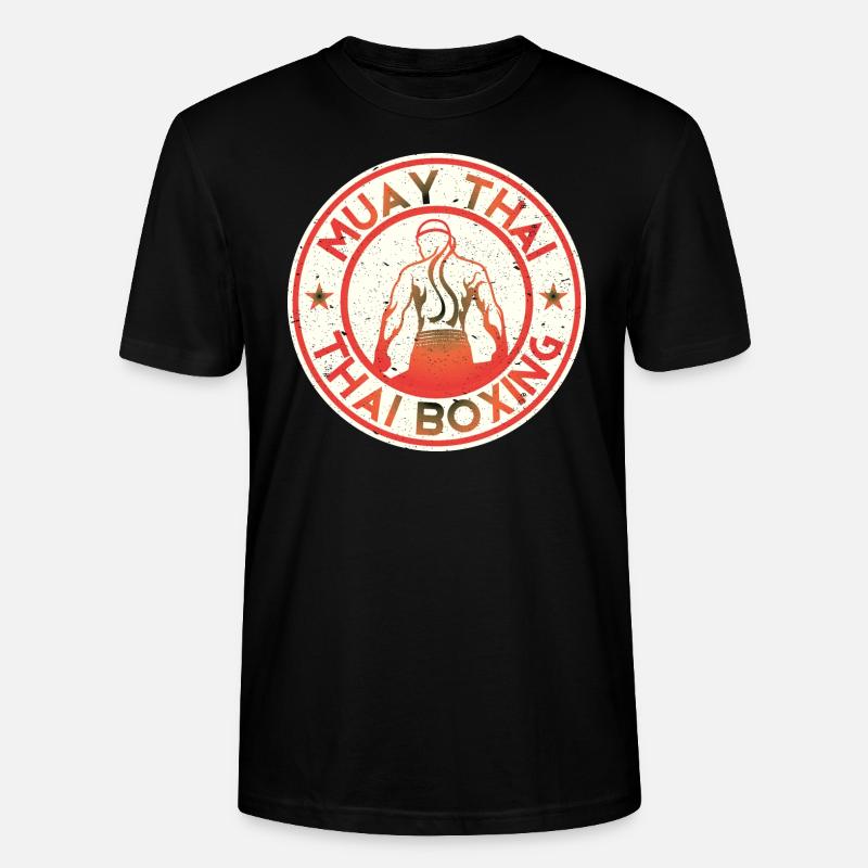 Thai Boxing - Stanley/Stella Unisex Bio-T-Shirt CRAFTER - Schwarz