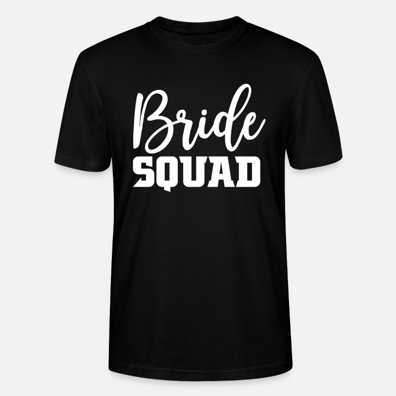 Bride Squad Geschenk - Stanley/Stella Unisex Bio-T-Shirt CRAFTER - Schwarz