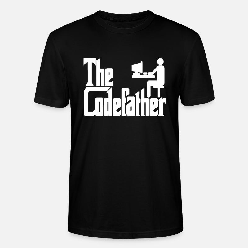 Le codefather - T-shirt bio CRAFTER Stanley Stella Unisexe - noir