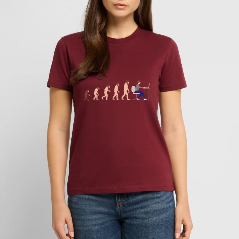 Evolution Entwickler Programmierer Lustiges Gift Stanley/Stella Unisex Bio-T-Shirt CRAFTER