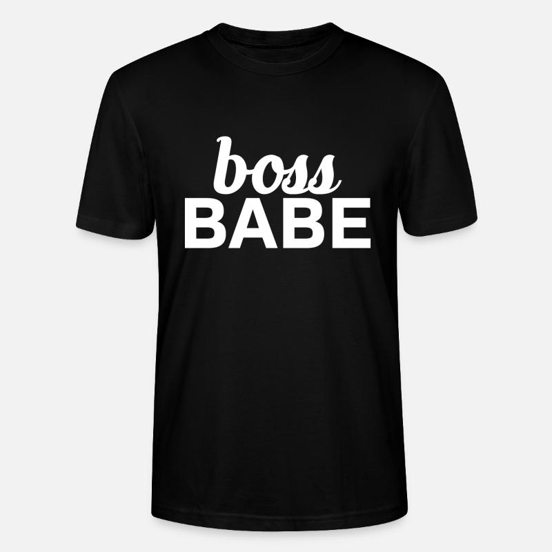 Boss Babe Chef Geschenk - Stanley/Stella Unisex Bio-T-Shirt CRAFTER - Schwarz