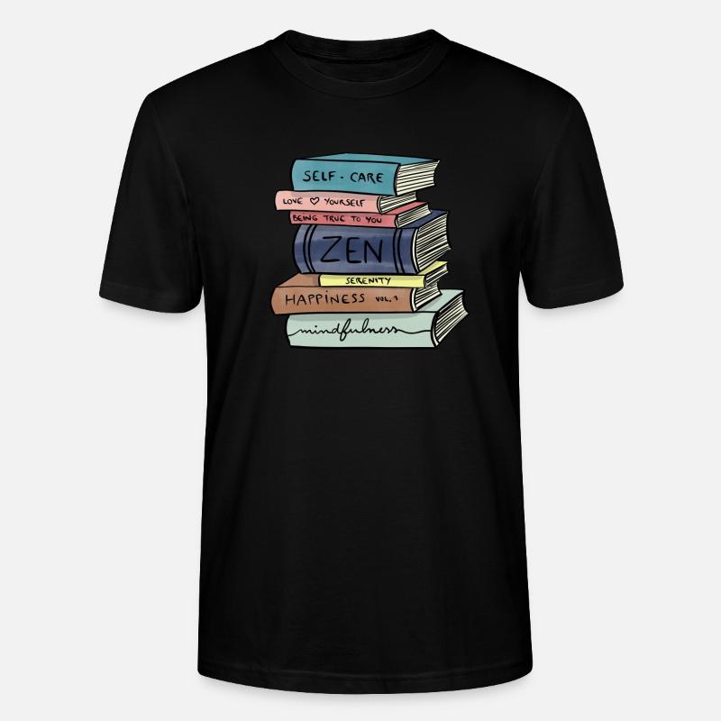 Bücher / Licht, Träume & Liebe - Stanley/Stella Unisex Bio-T-Shirt CRAFTER - Schwarz