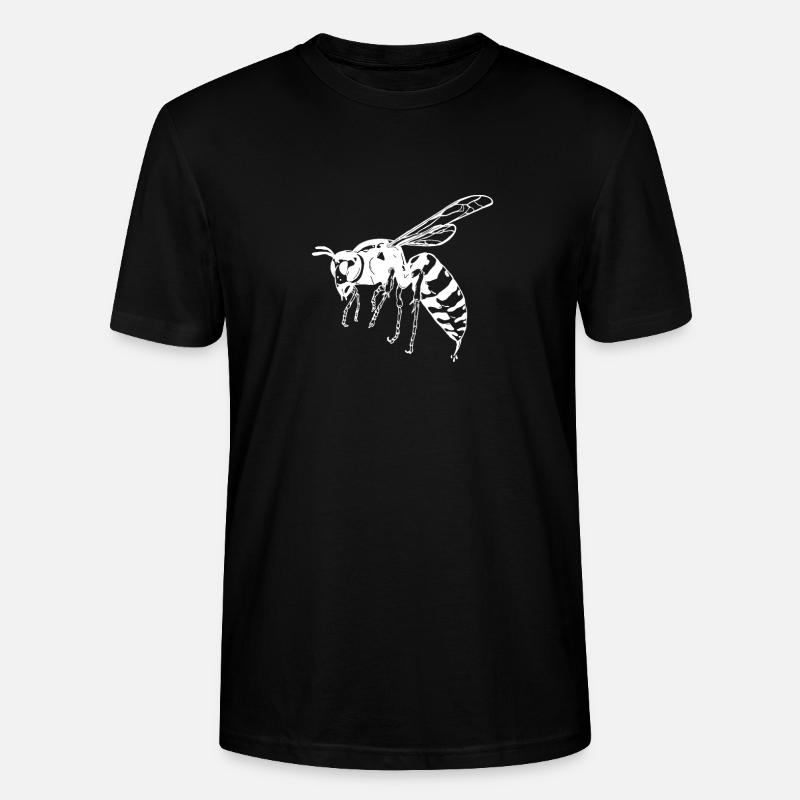 Wespe - Stanley/Stella Unisex Bio-T-Shirt CRAFTER - Schwarz