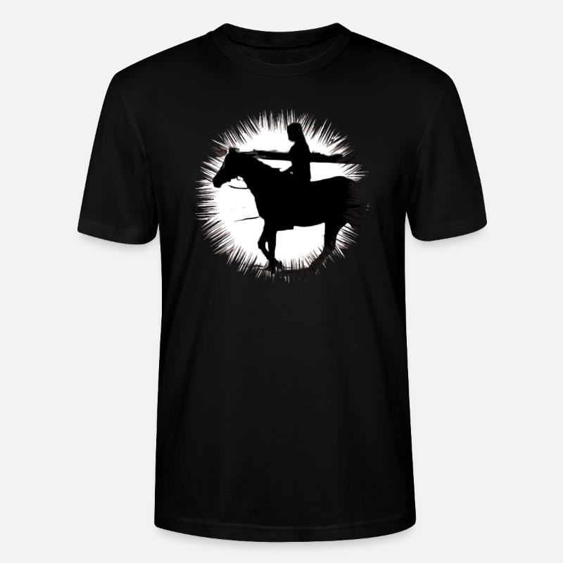 Cheval - T-shirt bio CRAFTER Stanley Stella Unisexe - noir