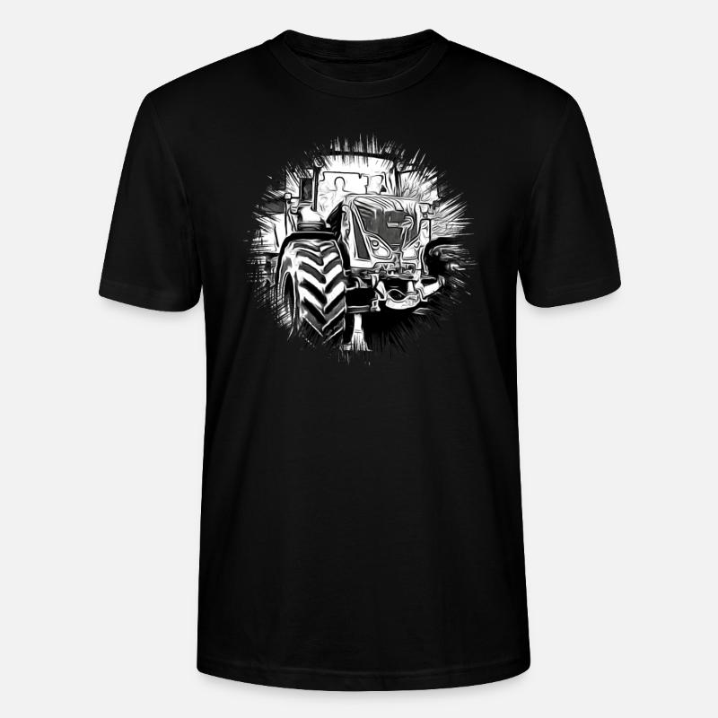 Traktor - Stanley/Stella Unisex Bio-T-Shirt CRAFTER - Schwarz