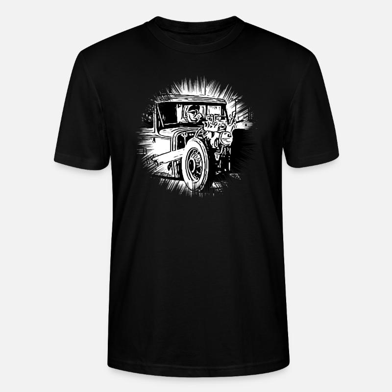 Auto - Stanley/Stella Unisex Bio-T-Shirt CRAFTER - Schwarz
