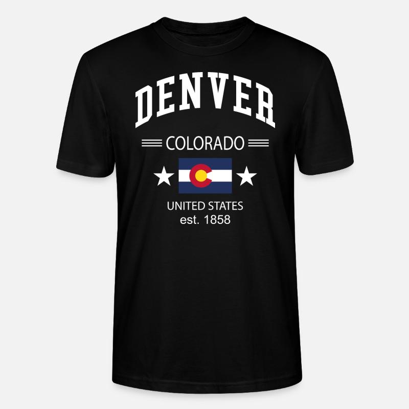 Denver - Stanley/Stella Unisex Bio-T-Shirt CRAFTER - Schwarz