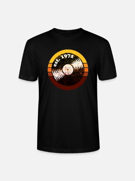 Millésime 1972 - T-shirt bio CRAFTER Stanley Stella Unisexe - noir