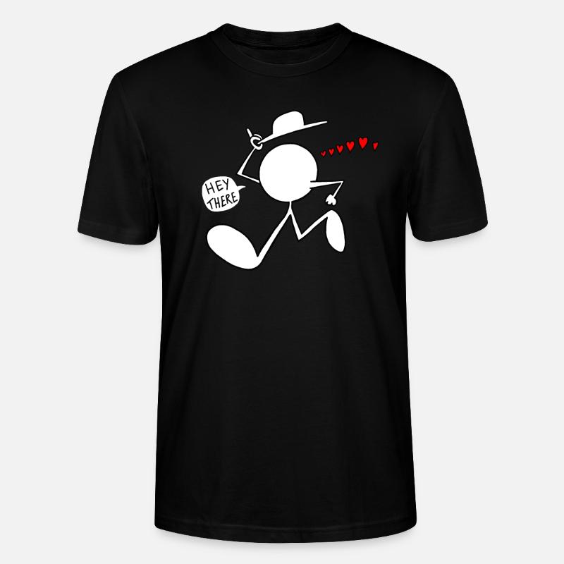 Hey There Plain Doodle - T-shirt bio CRAFTER Stanley Stella Unisexe - noir