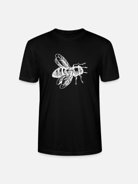 APES - forest bee - Stanley/Stella CRAFTER Unisex Organic T-Shirt - black