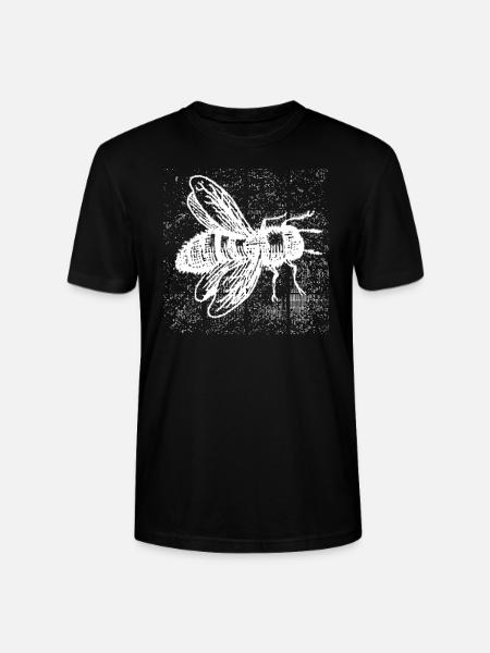 Bit bee - Stanley/Stella CRAFTER Unisex Organic T-Shirt - black