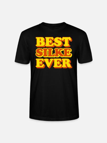 Silke First Name Funny Gift - Stanley/Stella CRAFTER Unisex Organic T-Shirt - black