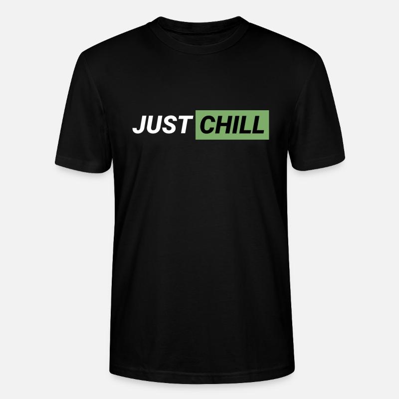 Einfach chillen! - Stanley/Stella Unisex Bio-T-Shirt CRAFTER - Schwarz