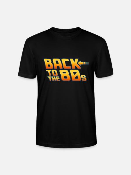 Back To The 80s - Stanley/Stella CRAFTER Unisex Organic T-Shirt - black
