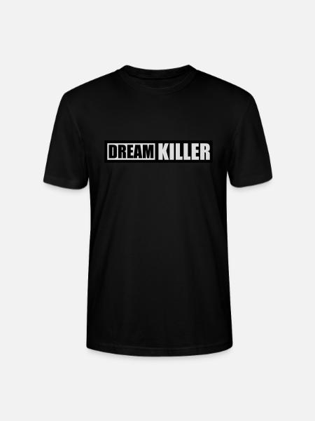 dream killer pessimists quote - Stanley/Stella CRAFTER Unisex Organic T-Shirt - black