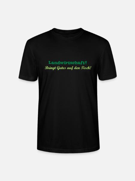 Landwirtschaft - Stanley/Stella Unisex Bio-T-Shirt CRAFTER - Schwarz
