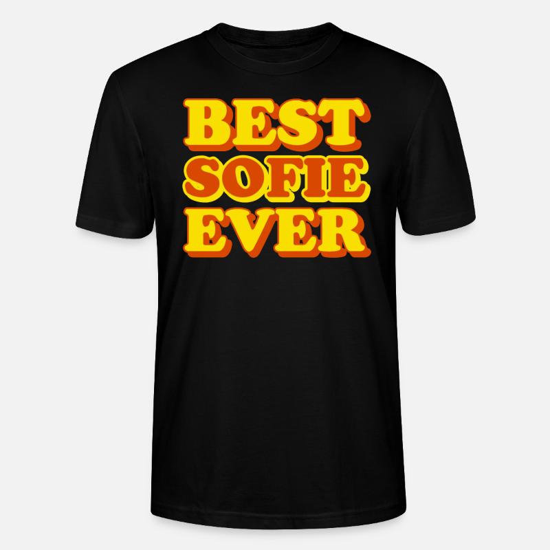 Sofie Vorname Lustiges Geschenk - Stanley/Stella Unisex Bio-T-Shirt CRAFTER - Schwarz