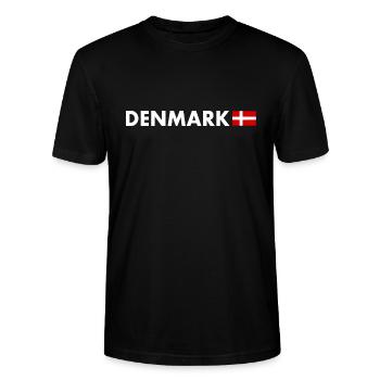 Dänemark - Stanley/Stella Unisex Bio-T-Shirt CRAFTER - Schwarz - Vorne - Alina (178cm) & Michal (187cm)
